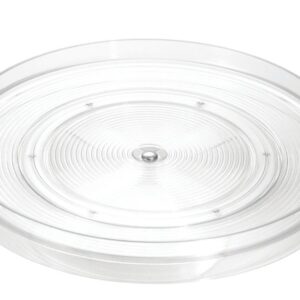 Interdesign 54030 Turntable, Plastic, Clear