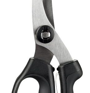 Oxo 1072292 Poultry Shears, Stainless Steel Blade, Plastic Handle, Black, 9-1/2 in OAL