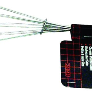 Chef Craft 26710 Compact Whisk, 8 in OAL, Stainless Steel, Stainless Steel Handle