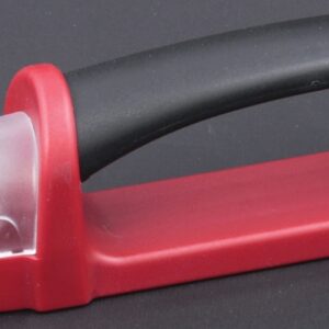 Chef Craft 21608 Knife Sharpener, Ceramic Abrasive, Red