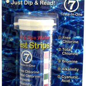 Jed Pool Tools 00-492-01 Pool Test Kit Refill, 7-Way