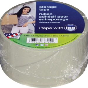 IPG 9852 Packaging Tape, Clear, 54.6 yd L, 1.88 in W
