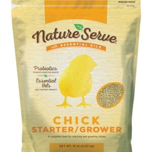 NatureServe 101010 Chick Starter Grower Feed, Crumble, 10 lb Bag
