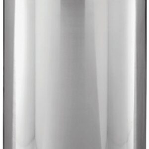 Simple Spaces LYP07F3-3L Trash Can, 1.85 gal Capacity, Plastic/Stainless Steel/Steel, Silver, Flat Lid Closure