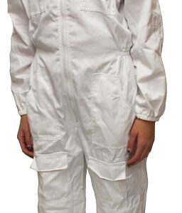 Harvest Lane Honey CLOTHSL-101 Beekeeping Suit, L, Zipper, Polycotton
