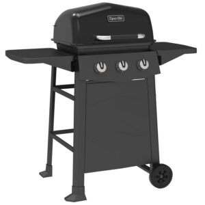 Dyna-Glo DGC310CNP Gas Grill, 24,000 Btu , Propane, 3-Burner, 310 sq-in Primary Cooking Surface, Black