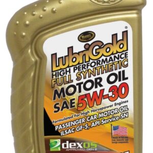 LubriGold 401424 Motor Oil, 5W-30, 1 qt