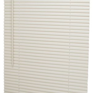 Simple Spaces PVCMB-3AA Blind, 64 in L, 27 in W, Vinyl, Alabaster