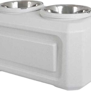 Petmate 43551 Storage Dog Feeder, Mocha, 25-1/2 in L, 14 in W, 14-1/2 in H