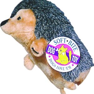 Zoobilee 07610 Dog Toy, L, Hedgehog, Synthetic Fabric, Multi-Color