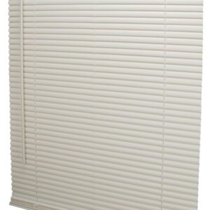 Simple Spaces PVCMB-4AA Blind, 64 in L, 29 in W, Vinyl, Alabaster