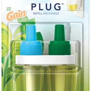 febreze PLUG 74903 Scented Air Freshener, 0.87 oz, Gain Original, 50 days-Day Freshness