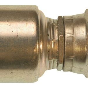 Gates MegaCrimp G25105-1212 Hose Coupling, 3/4 x 3/4 in Dia, 4.01 in, 3/4-14, Crimp x NPTF, Straight Angle, Steel, Zinc