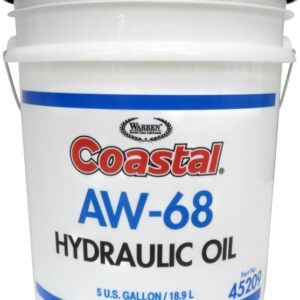 Coastal 45209 Hydraulic Oil, Clear Amber, 5 gal