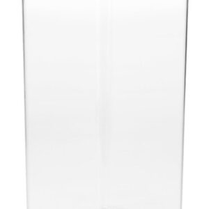 Good Grips POP 11233400 Food Container, 6 qt Capacity, Plastic, Clear, 6-1/2 in L, 6-1/2 in W, 12.6 in H