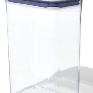 Good Grips POP 11234500 Food Container, 2.7 qt Capacity, Plastic, Clear, 4.3 in L, 6-1/2 in W, 9-1/2 in H
