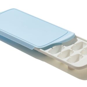 Good Grips 11284400 Cube Tray, 14 -Compartment, Plastic, Blue/White, 12.2 in L, 5.6 in W, 1-3/4 in Thick