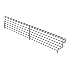 Lozier BFD322 BCP OGX Series Wire Binning Divider, 3 in H Dimensions, Specifications: 22 in Shelf D, Metal, Chrome