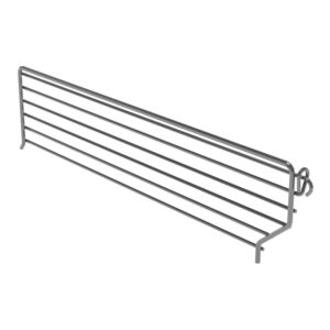 Lozier BFD316 BCP OGX Series Wire Binning Divider, 3 in H Dimensions, Specifications: 16 in Shelf D, Metal, Chrome