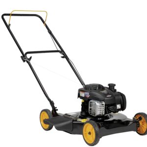 Poulan Pro PM20N450S Lawn Mower, Gasoline, 20 in W Cutting, Pull Start