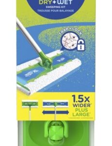 Swiffer 92817 Floor Sweeper Starter Kit, Includes: (6) Disposable Cloth