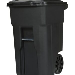 Toter 79248-R2200 Trash Can, 48 gal Capacity, Polyethylene, Black, Lid Closure