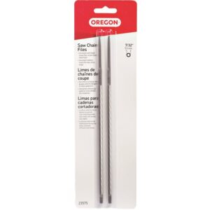 Oregon 23575 Chainsaw File, Double Cut, 7/32 in Dia Dimensions, Round, Steel, 2/PK