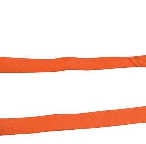 ProSource FH64070 Tie-Down, 1 in W, 13 ft L, Polyester Webbing, Metal Ratchet, Orange, 300 lb, S-Hook End Fitting