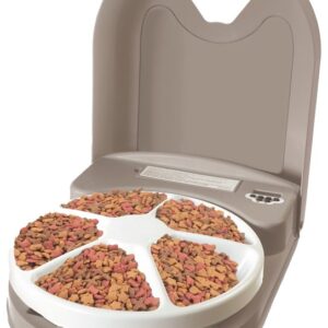 PetSafe PFD11-13707 Pet Feeder, 1 Cup Volume, Plastic, White