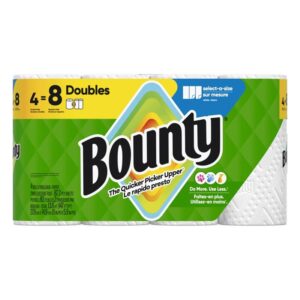 Bounty 80798323 Paper Towel, 11 in L, 6 in W, 2-Ply