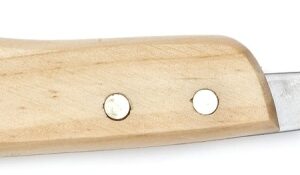 Diamond Farrier D271L Hoof Knife, Narrow Blade, Steel Blade, Hardwood Handle, Comfort Grip Handle, 8 in OAL