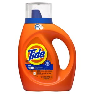 Tide 80762760 High-Efficiency Laundry Detergent, 42 fl-oz, Bottle, Liquid, Original