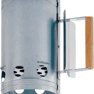 Omaha SHA286123L Chimney Starter, Steel, Galvanized, Straight grip Handle