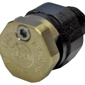 Valley Industries BN2BP088LSX-CS Boomless Nozzle, Specifications: 3/8 in MPT, 0.088 in Orifice, Polypropylene