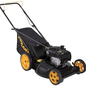 Poulan Pro PM21N625RH Lawn Mower, 150 cc Engine Displacement, Gasoline, 21 in W Cutting, 1-Blade, Pull Start