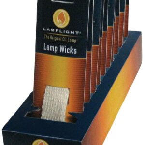 Lamplight 99963 Lamp Wick, Flat, Cotton, For: Oil Lamps