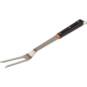 Traeger BAC791 BBQ Fork, 2 in W Blade, Stainless Steel Blade, Stainless Steel, Stainless Steel Handle, 17.13 in OAL