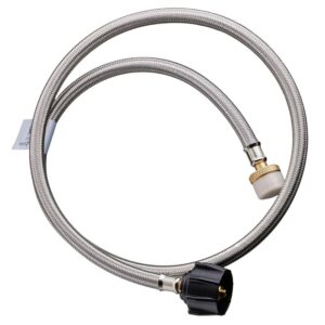 Mr. BAR-B-Q 03038Y Hose and Adapter, Stainless Steel