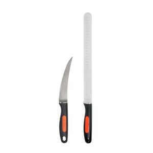 Mr. BAR-B-Q 40024Y Griller's Knife Set, Comfort Grip Handle