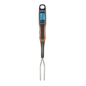 Mr. BAR-B-Q 40120Y Digital Thermometer Fork, Comfort Grip Handle