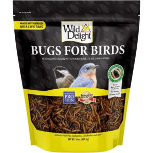 Wild Delight Bugs For Birds 367866 Wild Bird Food, 16 oz Pouch