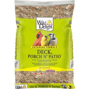 Wild Delight Porch N Patio 374200 Bird Food, 20 lb Bag