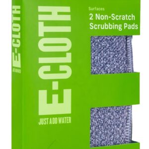 e-cloth 10643 Scrubbing Pad, Polyurethane Abrasive, 3-1/4 in L, 4-3/4 in W, Gray