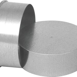 Imperial GV0726 Round End Cap, 8 in Dia, Galvanized Steel, Galvanized