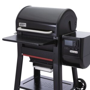 Weber 3400108 Folding Front Table, Steel, For: Sear Wood 600 Pellet Grill