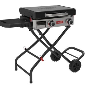 Dyna-Glo DGL350STTP Folding Griddle, 25,000 Btu, Liquid Propane, 2-Burner, Side Shelf Included: Yes