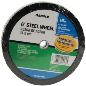 Arnold 490-320-0001 Tread Wheel, Specifications: 1-3/8 in L Hub, Steel