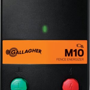 Gallagher G331424 Electric Fence Energizer, 110 V, 3 acre (Typical), 10 acre (Clean) Fence Distance
