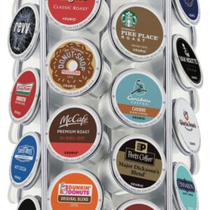 Keurig K-Cup Series 121609 Pod Carousel, Metal Shelf, Silver, Chrome