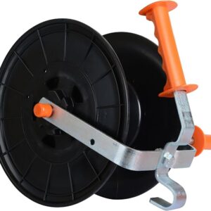 Gallagher G61600 Economy Reel, Poly, Black/Orange, Zinc